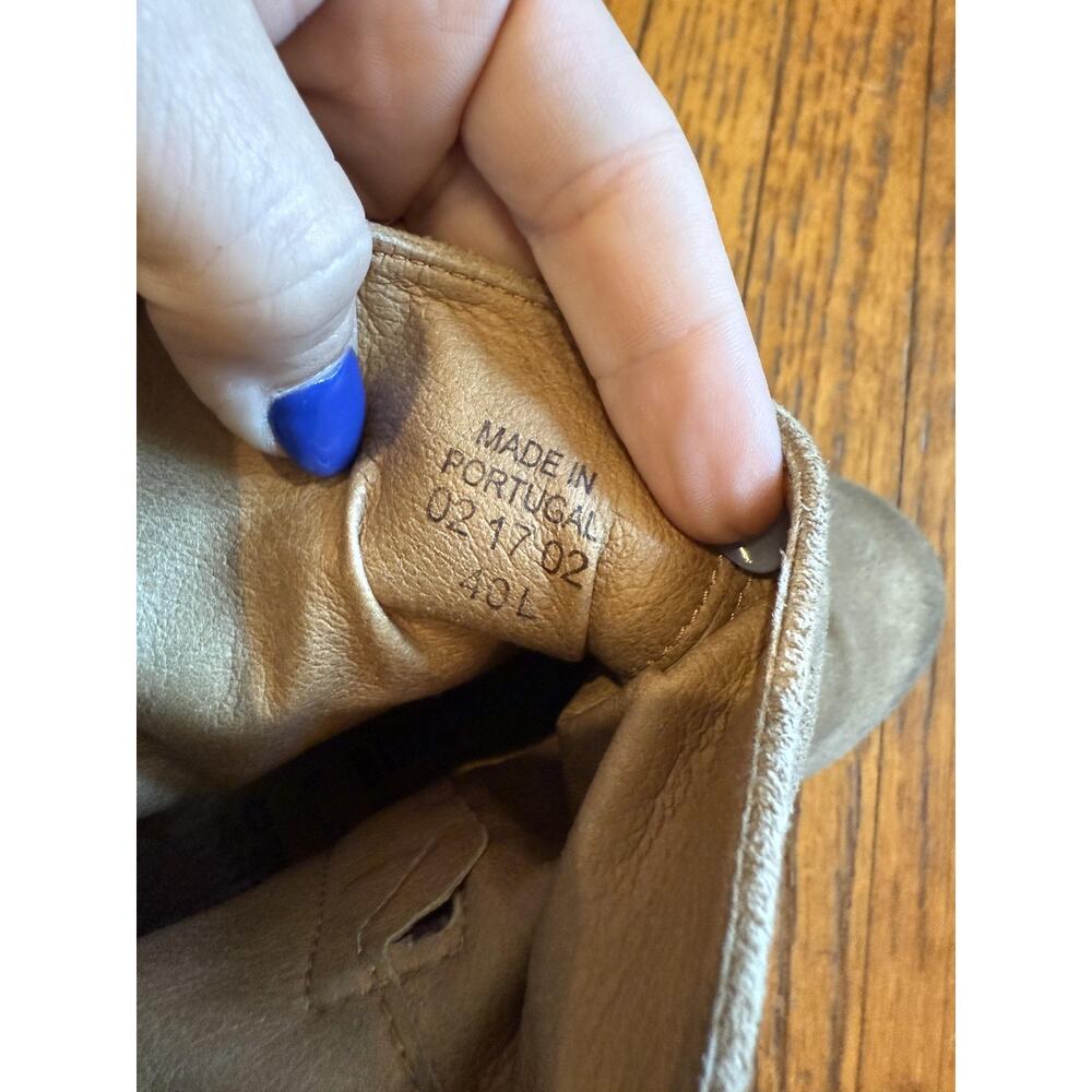 Birkenstock Boots Womens Size 9 40 Suede Ankle Booties Made in Portugal Zip - Picture 10 of 10